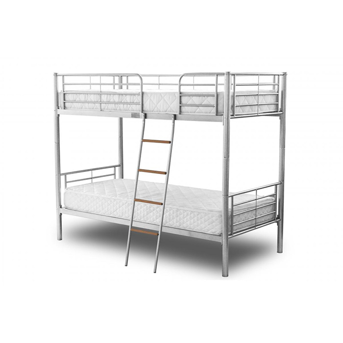 Melvin Silver Bunk Bed - Click Image to Close